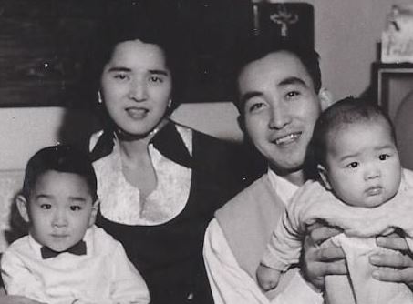 A young David Tsubouchi with his mother, centre left, father, centre right, and brother Dan, right. Both parents lived busy lives. which made going to Nikko Gardens special. Photo courtesy: David Tsubouchi