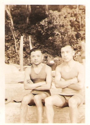 Bungoro Maikawa and Mr. Hayashi in the late 1920s.